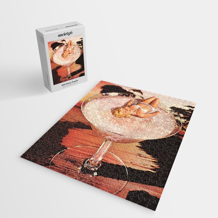 Glitter Pink Margarita Jigsaw Puzzle Gallery Image 2