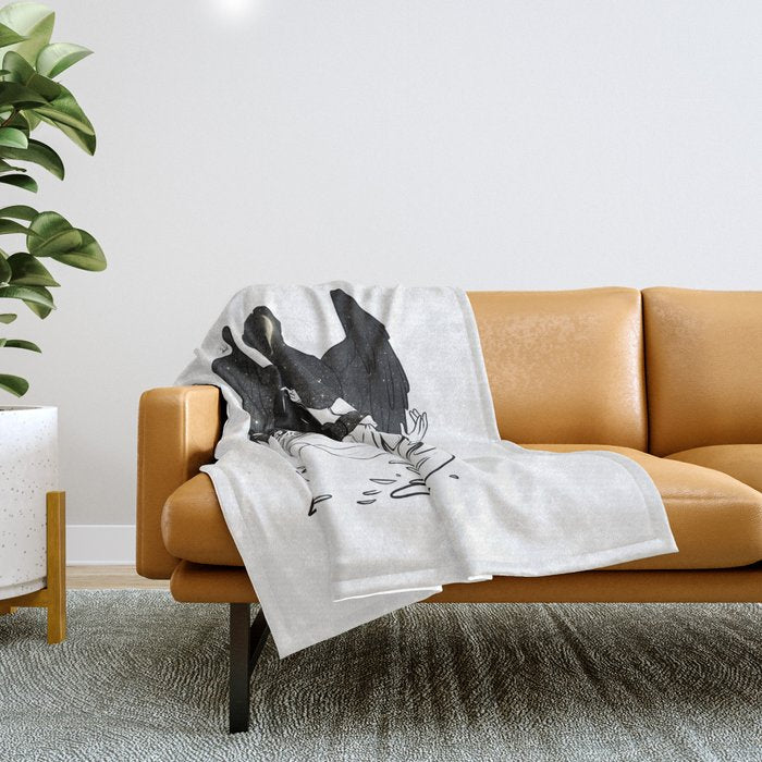 Universe Angels Throw Blanket Gallery Image 1