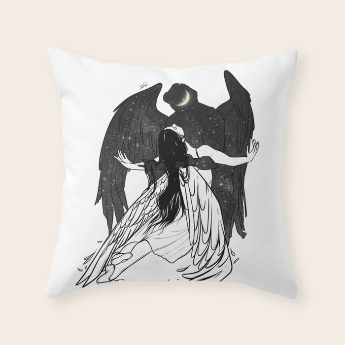 Universe Angels Throw Pillow Gallery Image 6