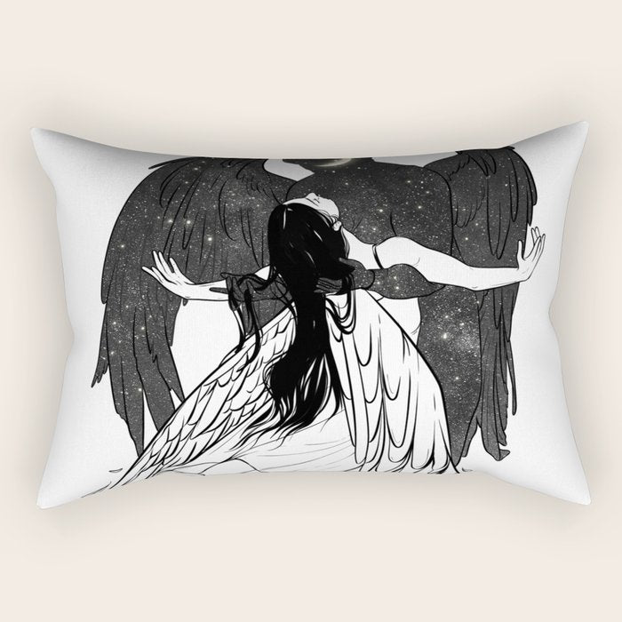 Universe Angels Rectangular Pillow Gallery Image 2