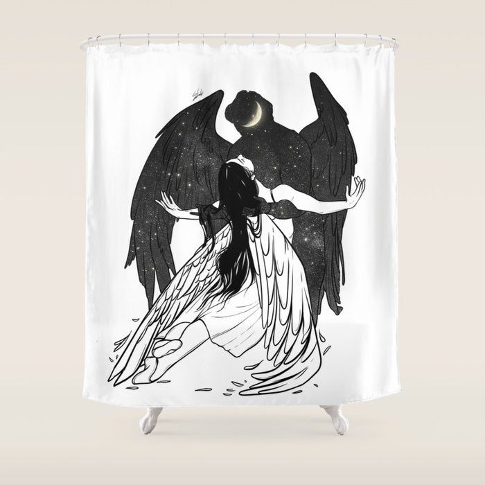 Universe Angels Shower Curtain Gallery Image 1