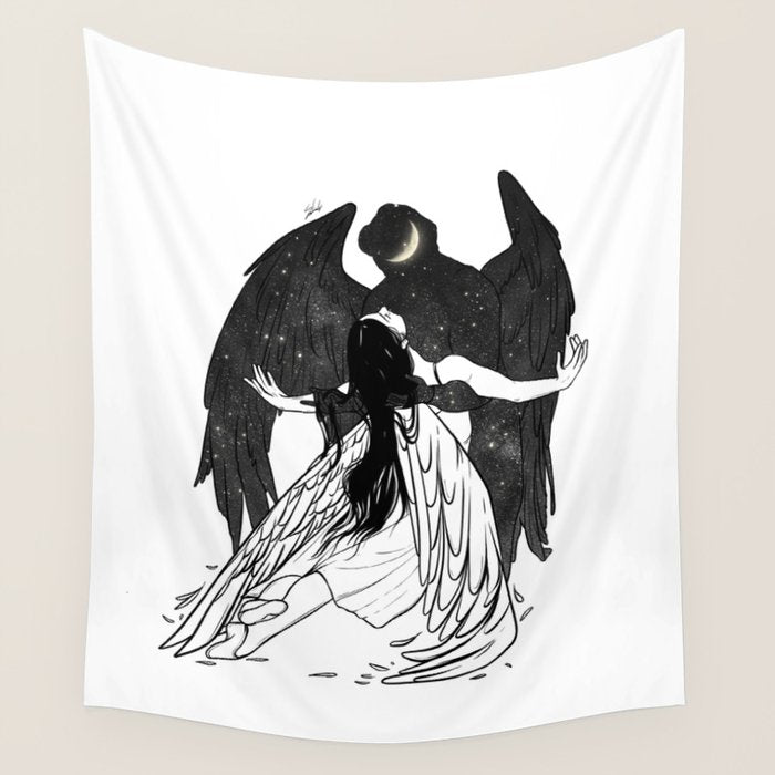 Universe Angels Wall Tapestry Gallery Image 4