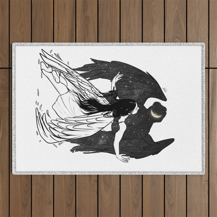 Universe Angels Outdoor Rug Gallery Image 1