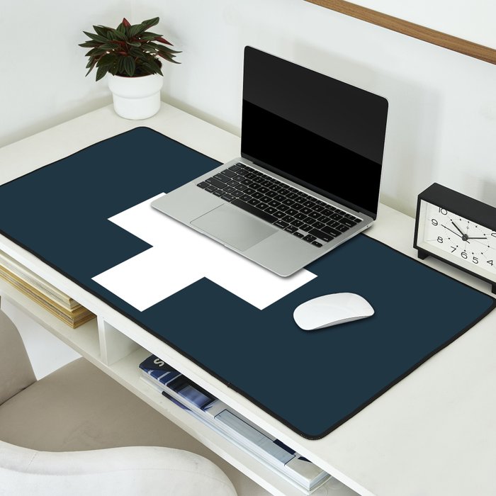 Swiss Cross Storm Desk Mat Gallery Image 2