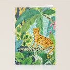 Jungle Leopard Stationery Card Gallery Image 2
