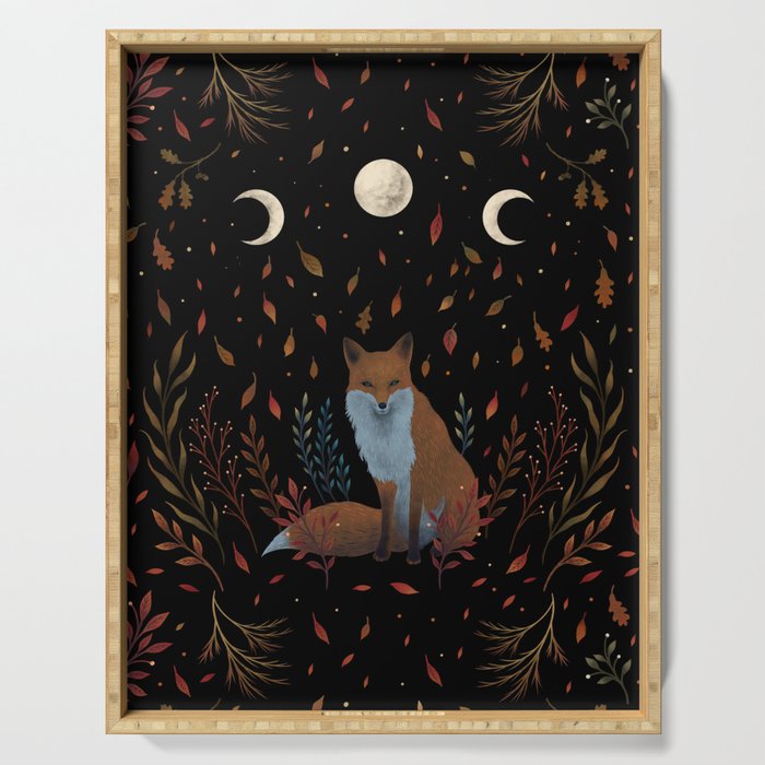 Autumn Fox Serving Tray Gallery Image 1
