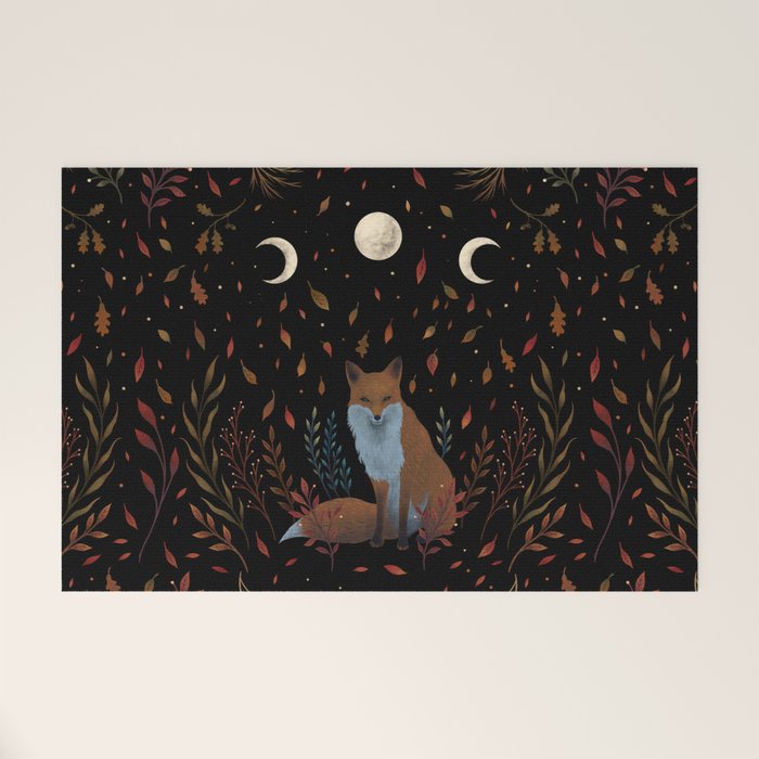 Autumn Fox Welcome Mat Gallery Image 1