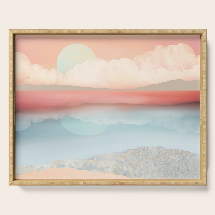 Mint Moon Beach Serving Tray Gallery Image 1