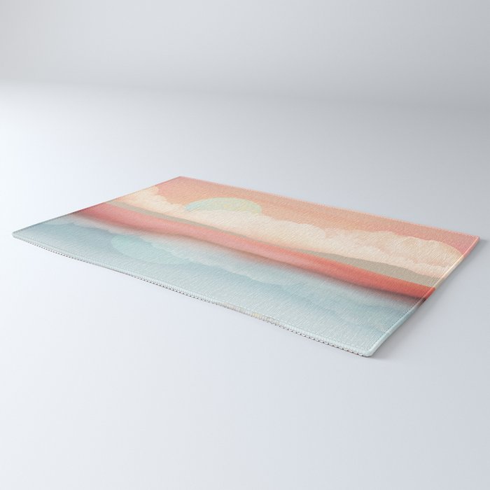 Mint Moon Beach Rug Gallery Image 3