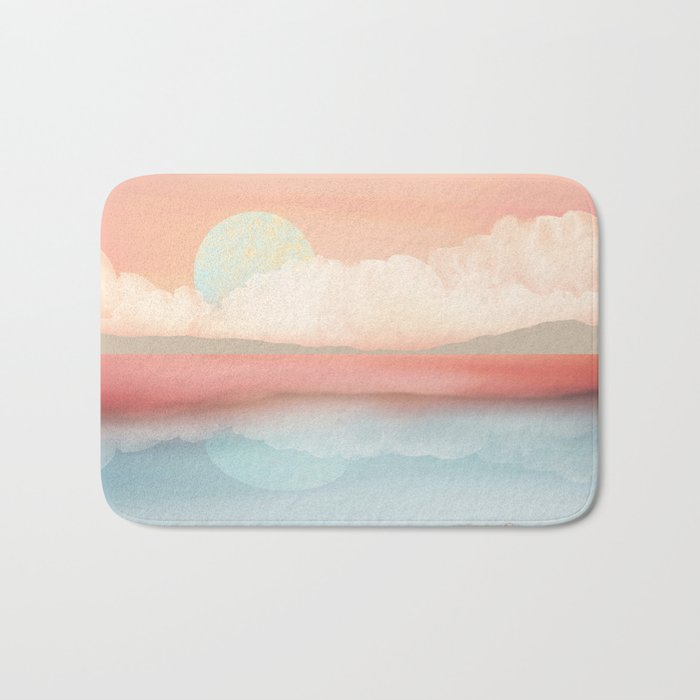 Mint Moon Beach Bath Mat Gallery Image 1