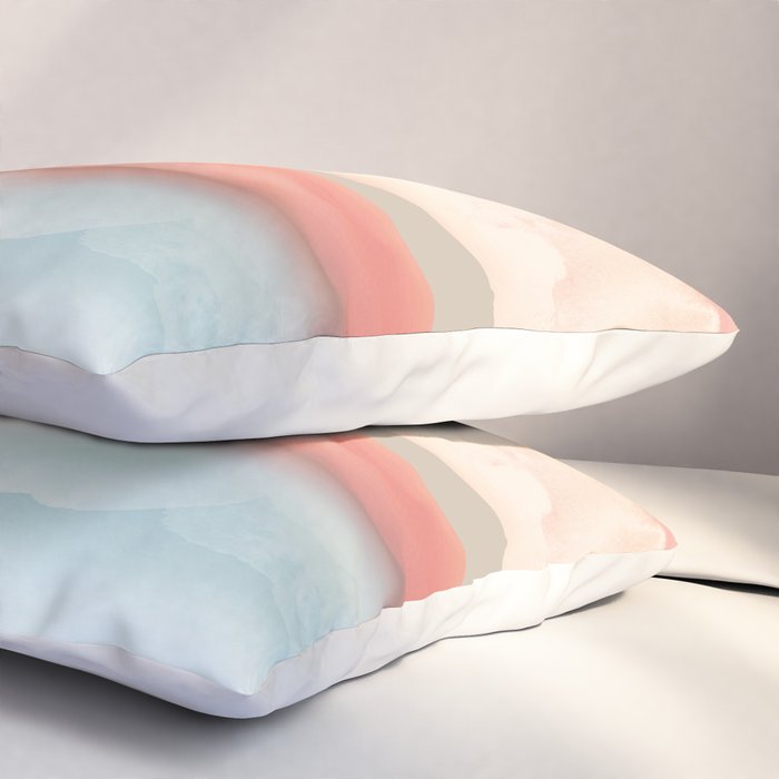 Mint Moon Beach Pillow Sham Gallery Image 3