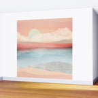 Mint Moon Beach Wall Mural Gallery Image 2
