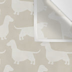 Dachshund Silhouette(s) Wiener Dog Wall Tapestry Gallery Image 3