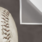 Big Baseball Illustration brown Wall Tapestry Gallery Image 3