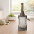 Big Baseball Illustration brown Wine Chiller Gallery Image 4