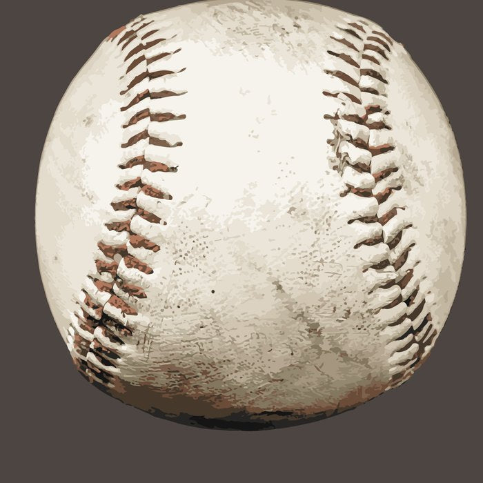 Big Baseball Illustration brown Coffee Mug Gallery Image 2