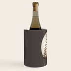 Big Baseball Illustration brown Wine Chiller Gallery Image 2