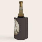 Big Baseball Illustration brown Wine Chiller Gallery Image 3