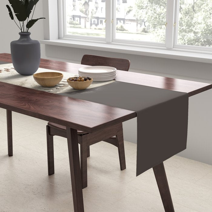 Big Baseball Illustration brown Table Runner Gallery Image 2