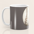 Big Baseball Illustration brown Coffee Mug Gallery Image 3