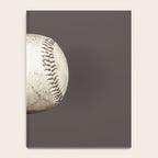 Big Baseball Illustration brown Notebook Gallery Image 4