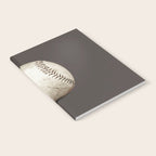 Big Baseball Illustration brown Notebook Gallery Image 2
