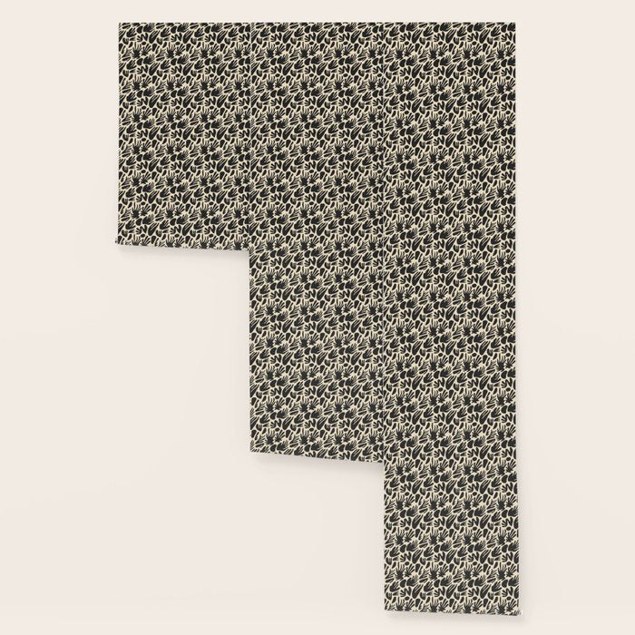 Abstract black and white organic shape pattern Wallpaper Gallery Image 3