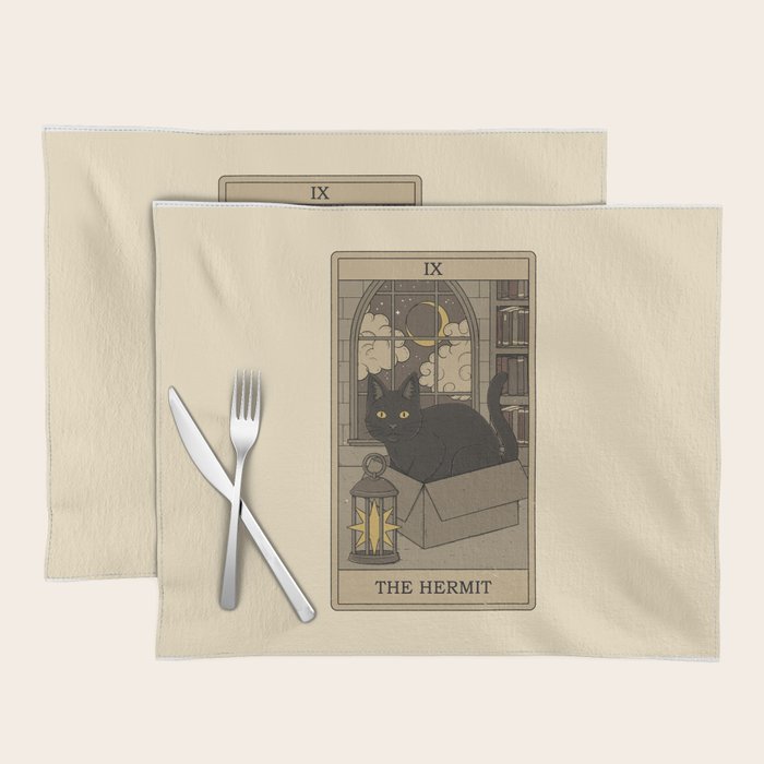 The Hermit - Cats Tarot Placemat Gallery Image 1