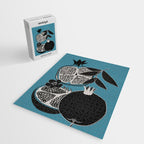 Line Art Pomegranates 4 Jigsaw Puzzle Gallery Image 2