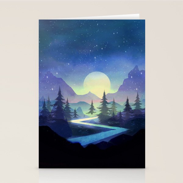 Touching the Stars Stationery Card Gallery Image 2