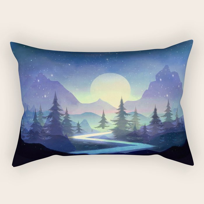 Touching the Stars Rectangular Pillow Gallery Image 2
