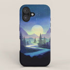 Touching the Stars iPhone Case Gallery Image 1