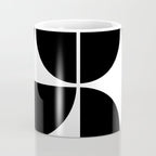 Mid Century Modern Black Square Coffee Mug Gallery Image 4