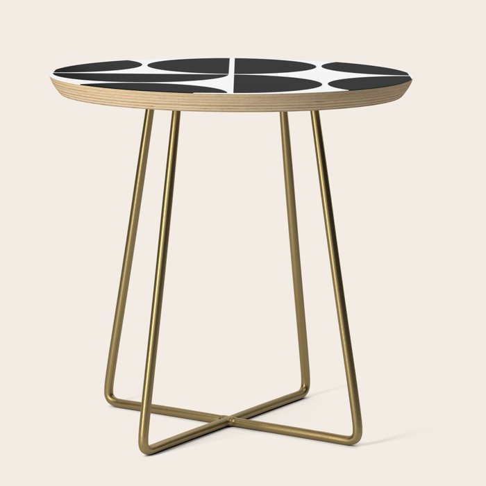 Mid Century Modern Black Square Side Table Gallery Image 1