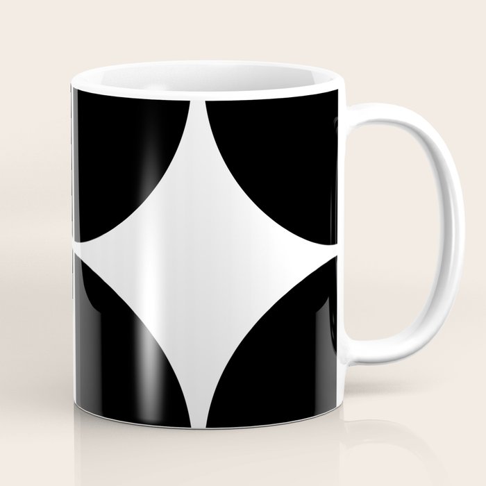 Mid Century Modern Black Square Coffee Mug Gallery Image 1