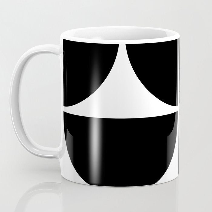 Mid Century Modern Black Square Coffee Mug Gallery Image 3