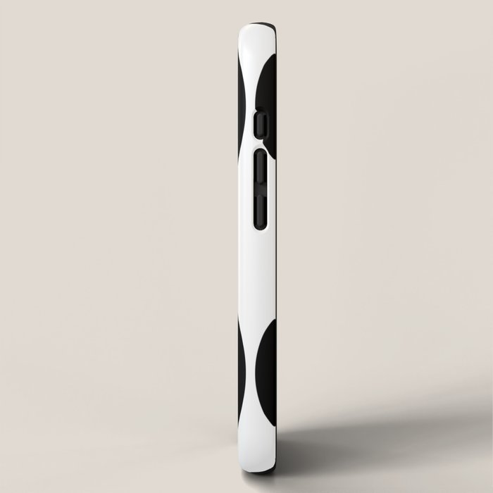 Mid Century Modern Black Square iPhone Case Gallery Image 2