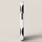 Mid Century Modern Black Square iPhone Case Gallery Image 2