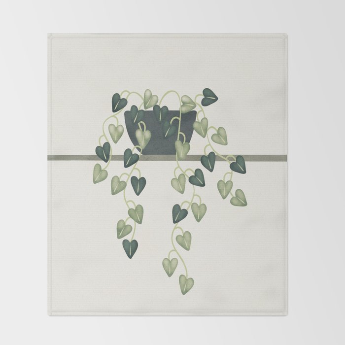 Abstract Vase 6 Throw Blanket Gallery Image 2