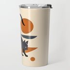 Cat At Play Travel Mug Gallery Image 2