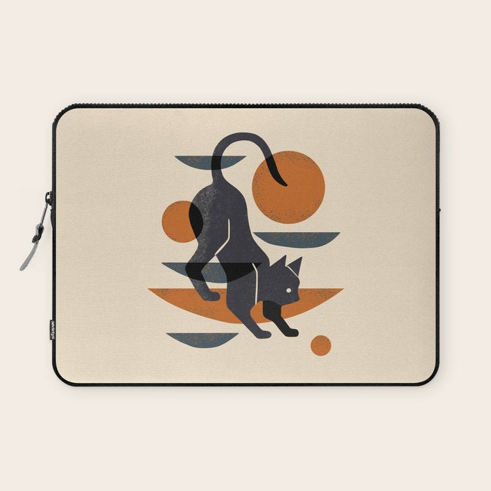 Cat At Play Laptop Sleeve Gallery Image 1