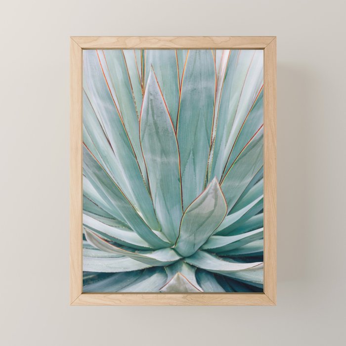 Minimalist Agave Mini Art Print Gallery Image 1