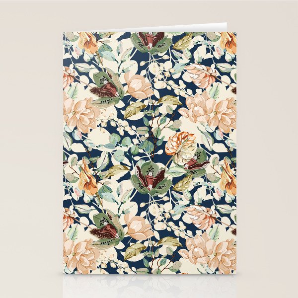 Lush colorful exotic garden D Stationery Card Gallery Image 2