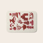 Crimson Village Bath Mat Gallery Image 1