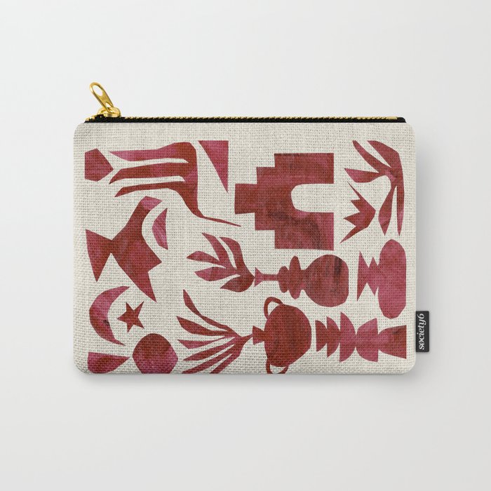 Crimson Village Carry All Pouch Gallery Image 1