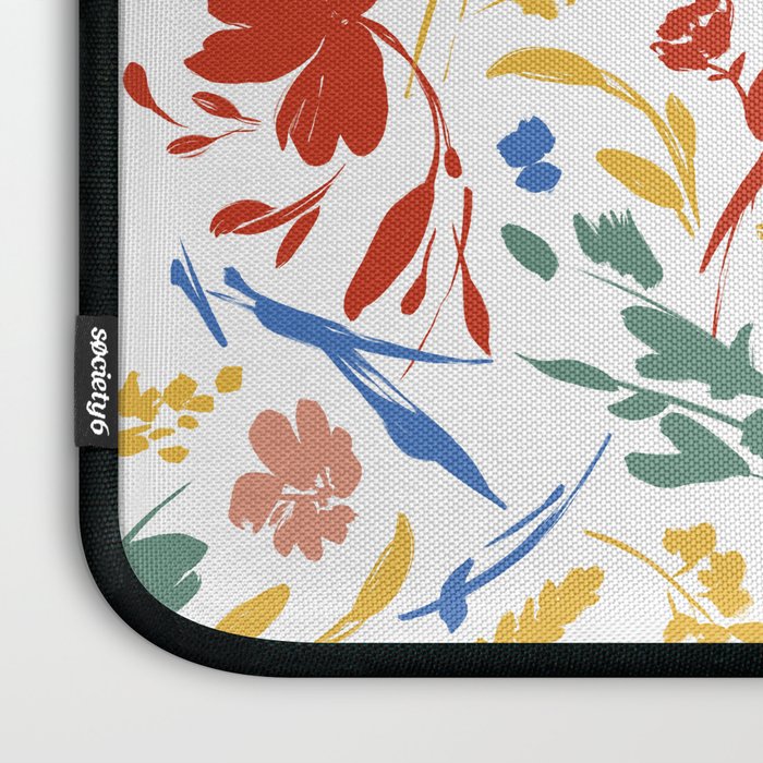 Wild colorful flowery meadow Laptop Sleeve Gallery Image 3
