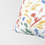 Wild colorful flowery meadow Pillow Sham Gallery Image 4