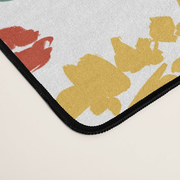 Wild colorful flowery meadow Desk Mat Gallery Image 4