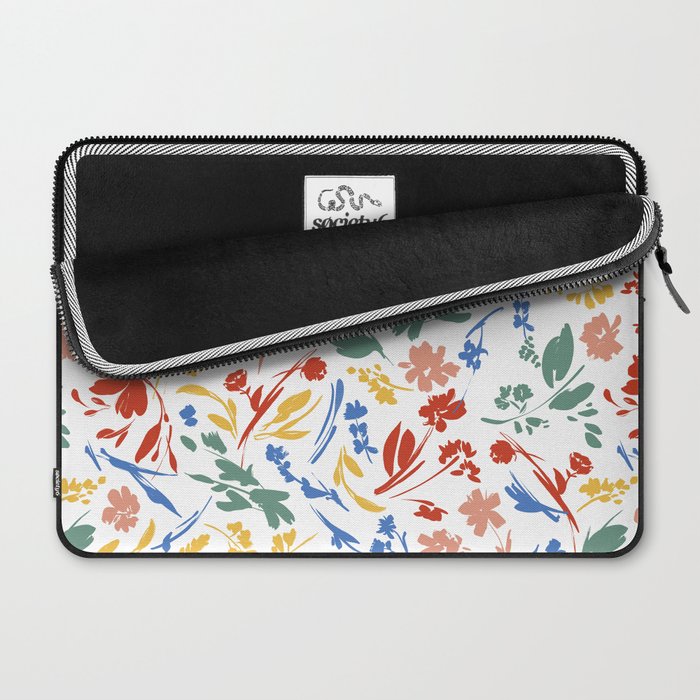 Wild colorful flowery meadow Laptop Sleeve Gallery Image 2
