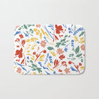 Wild colorful flowery meadow Bath Mat Gallery Image 1